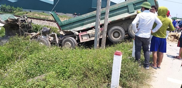 Hiện trường vụ tai nạn. Ảnh: Hồng Hải