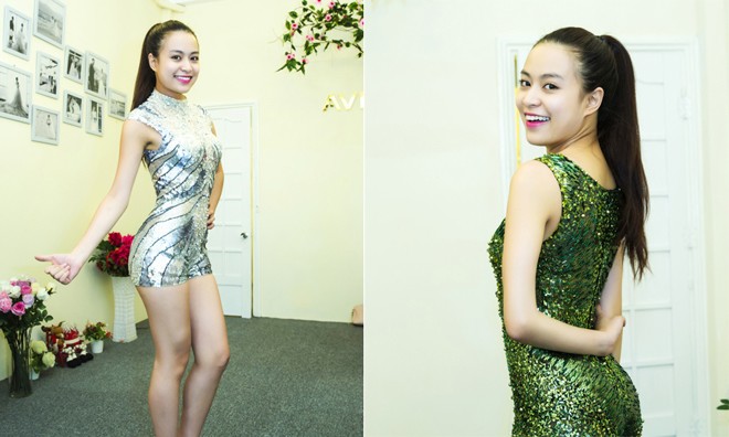 Diện váy bó sát, Hoàng Thùy Linh 'triệt để' khoe đường cong