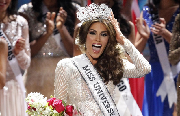 Người đẹp Gabriela Isler khi đăng quang Hoa hậu hoàn vũ 2013.