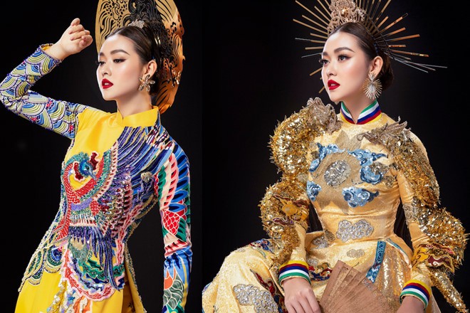 Tường San trở thành mỹ nhân Việt thứ hai giành giải Quốc phục .