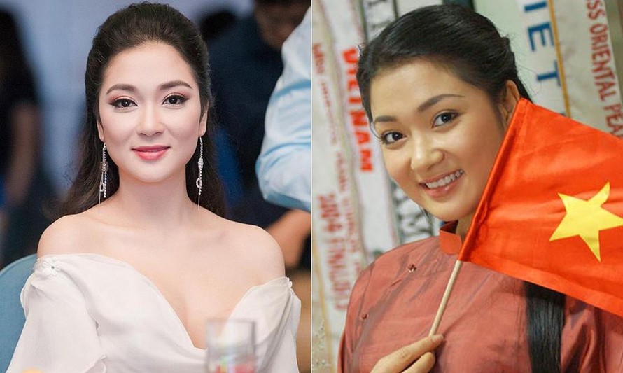 Đến trễ 7 ngày, mặc váy cũ, Nguyễn Thị Huyền vẫn lọt top 15 Miss World 2004