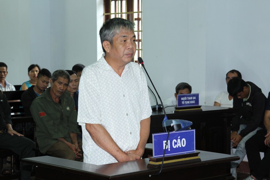 Bị cáo Kiệt tại phiên xét xử sơ thẩm