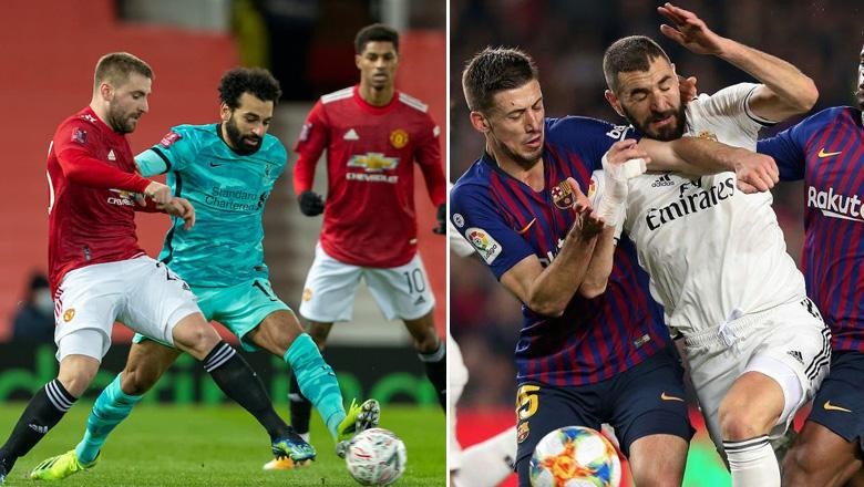 Lịch trực tiếp bóng đá châu Âu cuối tuần: Đại chiến MU vs Liverpool, Barca vs Real 