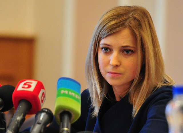 Bộ trưởng Tư pháp Crimea Natalia Poklonskaya 
