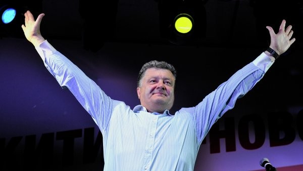 Tổng thống đắc cử Petro Poroshenko.