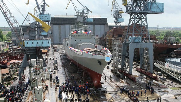 Cận cảnh khinh hạm mới nhất của hải quân Nga