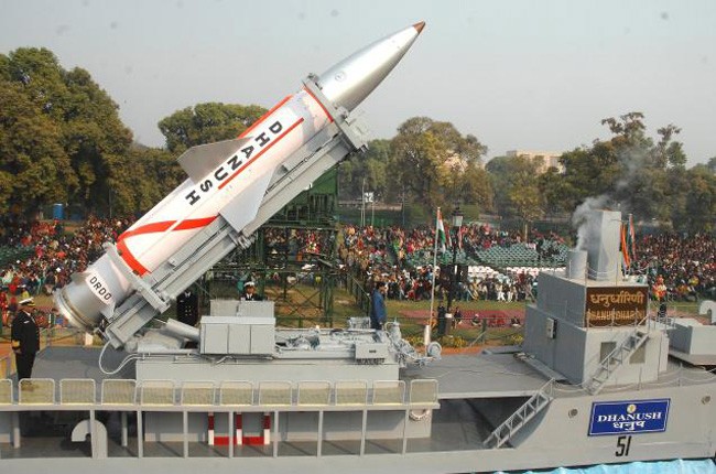Tên lửa đạn đạo Dhanush có khả năng hạt nhân 