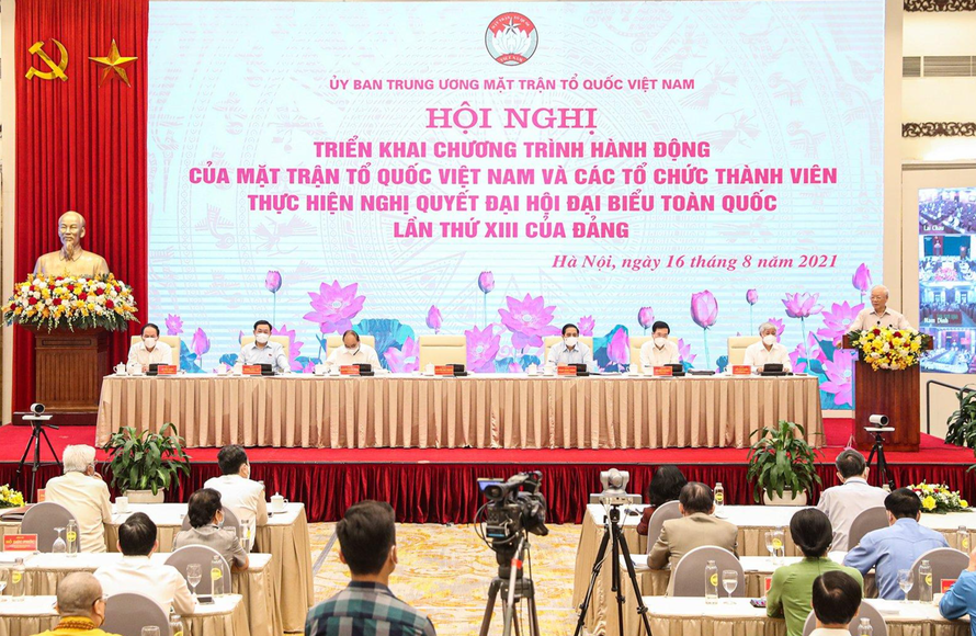 ổng Bí thư Nguyễn Phú Trọng phát biểu tại hội nghị (Ảnh: Nhật Minh)