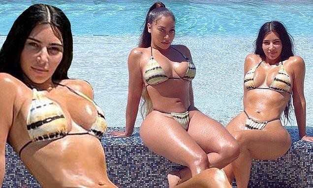 Kim Kardashian tung ảnh bikini cực 'bốc lửa' bên bạn thân