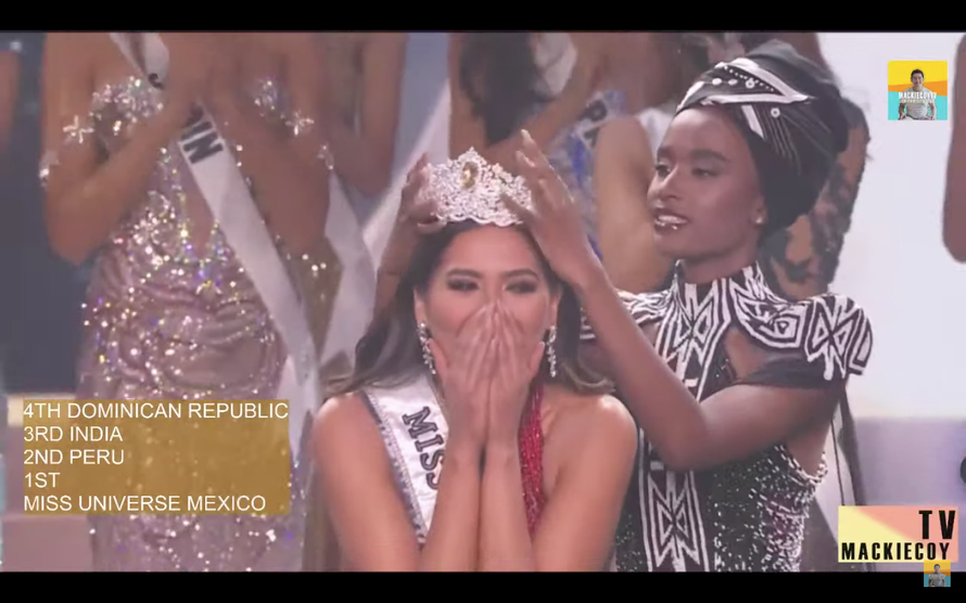  Người đẹp Mexico vỡ òa trong giây phút đăng quang.