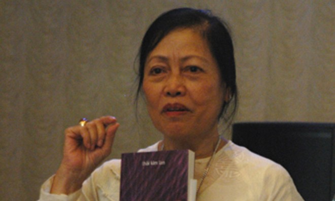  Tiến sĩ Thái Kim Lan tại TPHCM, tháng 10/2015. Ảnh: T.N.A.