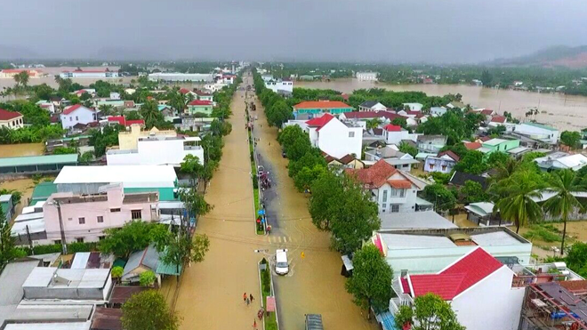 Nhiều nơi tại Nha Trang bị ngập