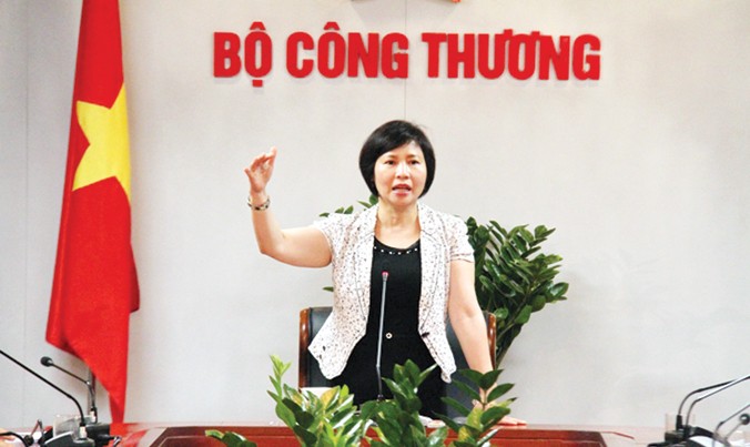 Thứ trưởng Bộ Công Thương Hồ Thị Kim Thoa.