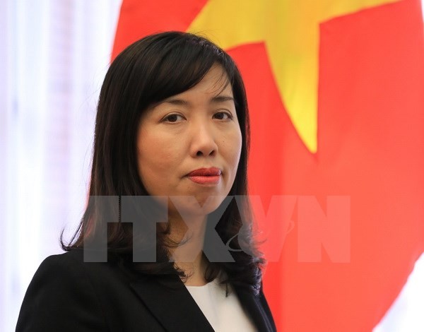 Người phát ngôn Bộ Ngoại giao Việt Nam Lê Thị Thu Hằng. (Nguồn: TTXVN)