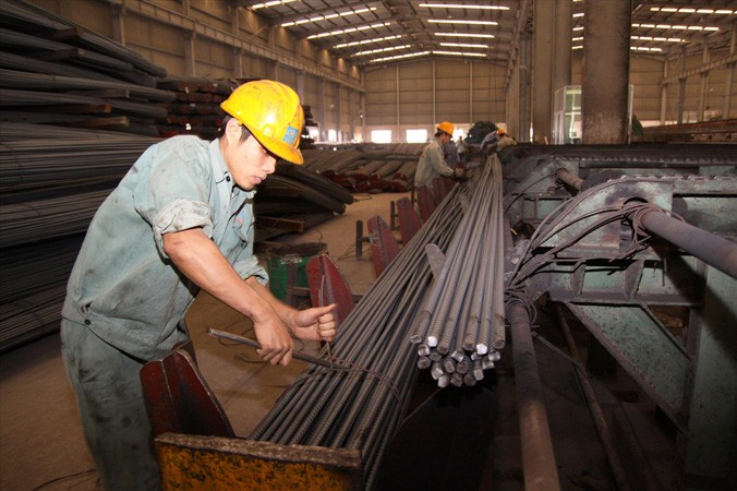 Các doanh nghiệp sản xuất thép Việt cho hay, việc áp thuế chống bán phá giá của Mỹ không ảnh hưởng nhiều đến hoạt động của doanh nghiệp. Ảnh: Như Ý.