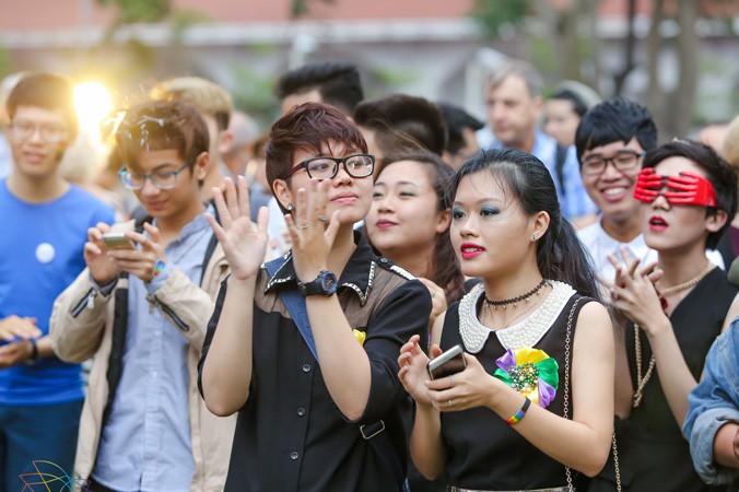 Cộng đồng LGBT Việt Nam thế hệ sau tự tin hơn những người đi trước. Ảnh: Lan Hương.