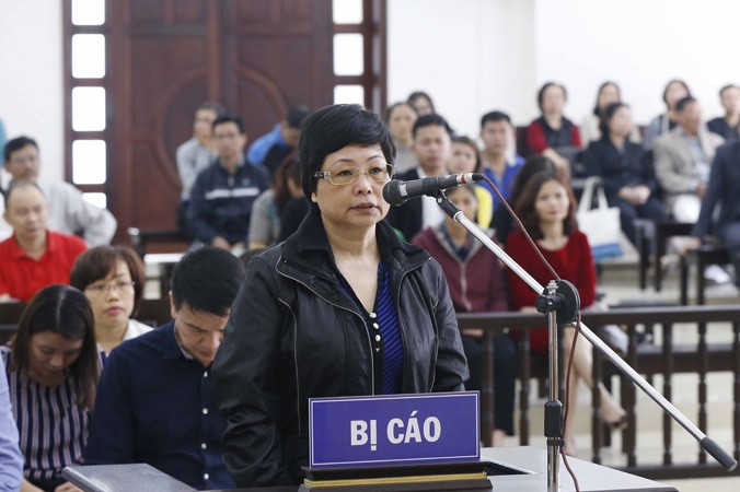Tòa án nhân dân TP Hà Nội đã xét xử sơ thẩm và tuyên án bị cáo Châu Thị Thu Nga tù chung thân. Ảnh: Doãn Tấn/TTXVN.