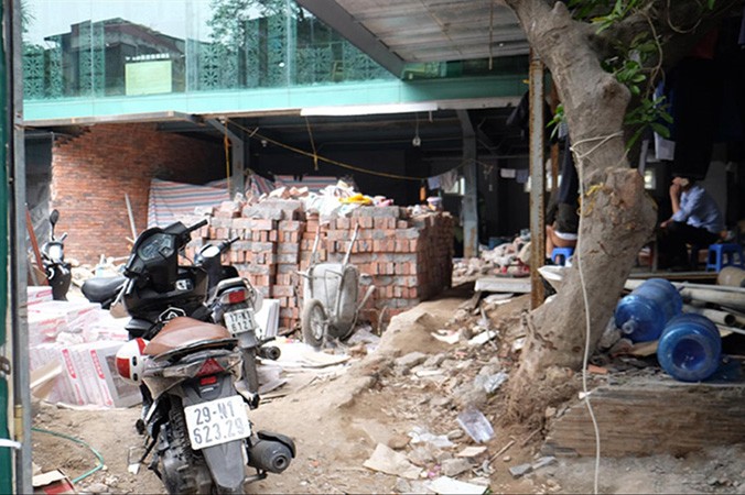 Công trình xây dựng, sửa chữa sai phạm tại Phan Kế Bính.