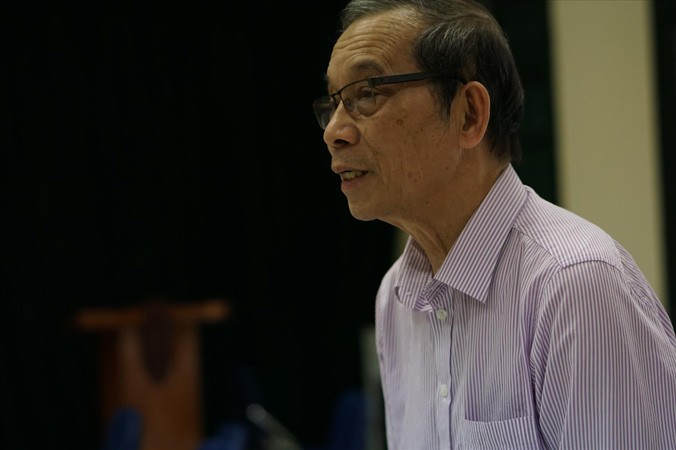 Nhà thơ Bằng Việt rút khỏi đề cử lãnh đạo Hội Liên hiệp VHNT Hà Nội. Ảnh: Toan Toan.