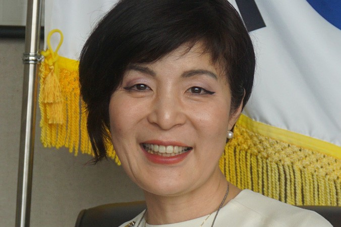 Bà Enna Park - Đại sứ phụ trách đối ngoại, Bộ Ngoại giao Hàn Quốc. Ảnh: L.A.