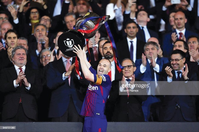 Cầu thủ Andres Iniesta.