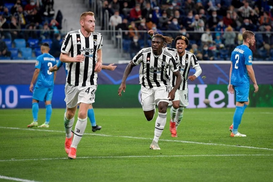 Juventus giữ vững mạch toàn thắng ở Champions League