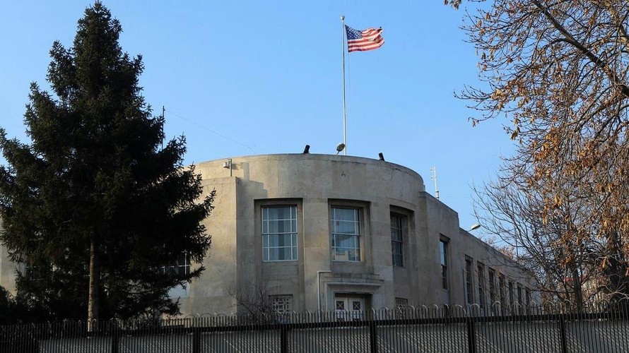 Đại sứ quán Mỹ tại Thổ Nhĩ Kỳ (Ảnh: AP)