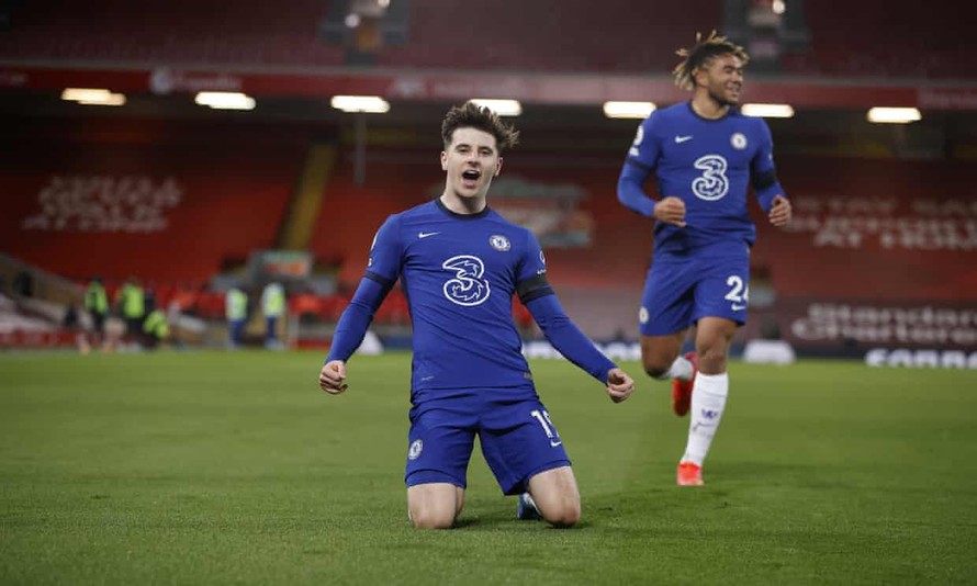 Bàn thắng duy nhất của Mason Mount đã đem về chiến thắng cho Chelsea. Ảnh: AP.