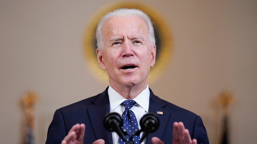 Tổng thống Mỹ Joe Biden đánh dấu 100 ngày nhậm chức vào ngày 29/4 tới. Ảnh: AP