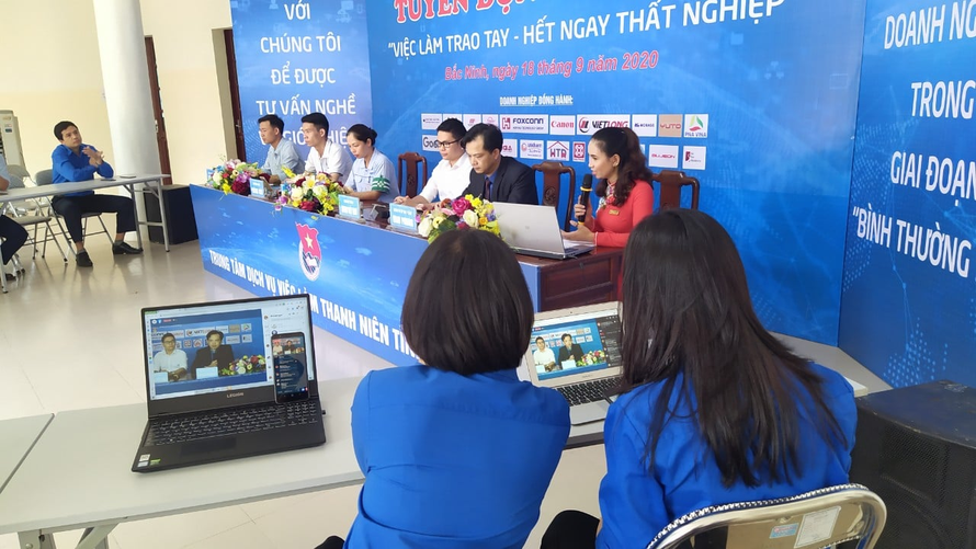 Trung tâm Dịch vụ việc làm thanh niên tỉnh Bắc Ninh tổ chức giới thiệu việc làm online 