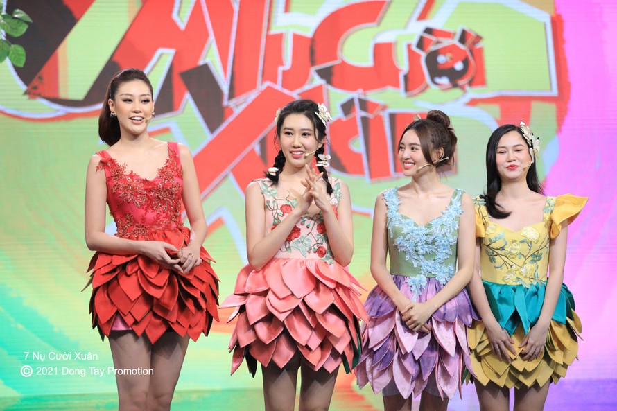Hoa hậu Khánh Vân khoe sắc, Ninh Dương Lan Ngọc tuyên bố điều đặc biệt trong '7 nụ cười xuân'
