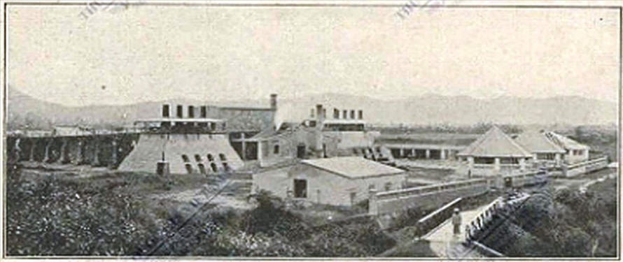 Nhà máy vôi nước Long Thọ dưới thời Pháp thuộc (ảnh tư liệu chụp năm 1922)