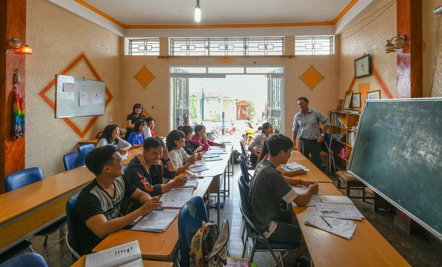 Lớp học tiếng Anh của Sa Pa O Châu