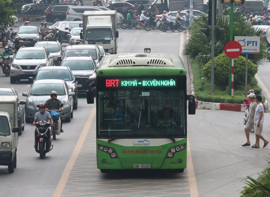 Cần đánh giá lại hiệu quả buýt nhanh BRT ảnh: như ý 