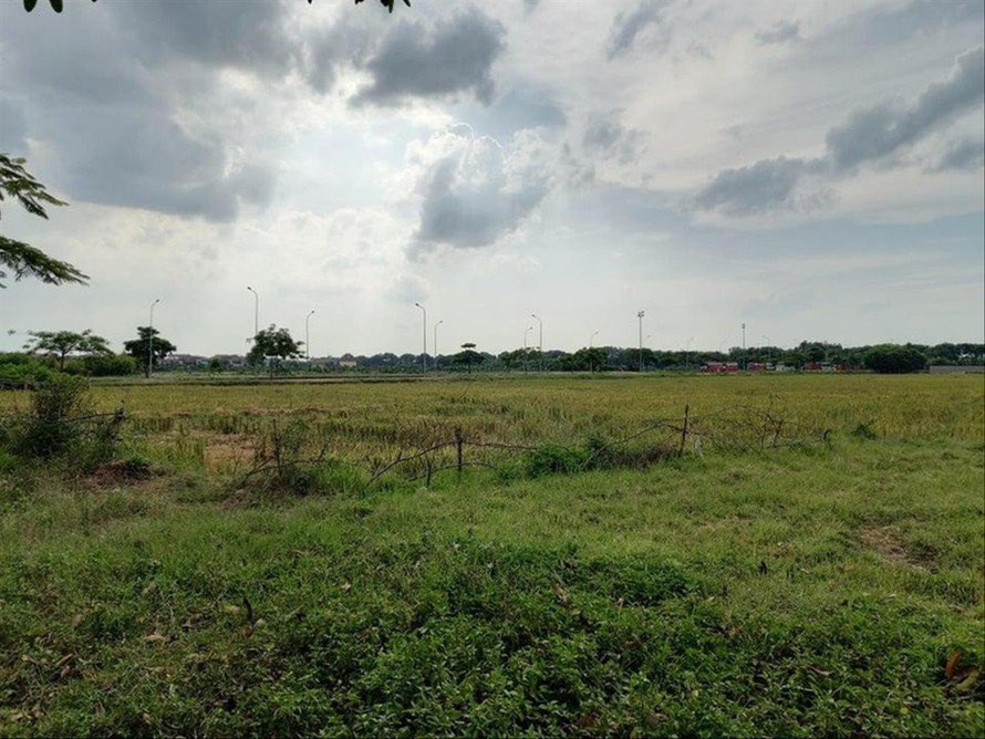 Khu đất dự kiến đầu tư xây dựng CCN CN2, xã Mai Đình, Sóc Sơn 