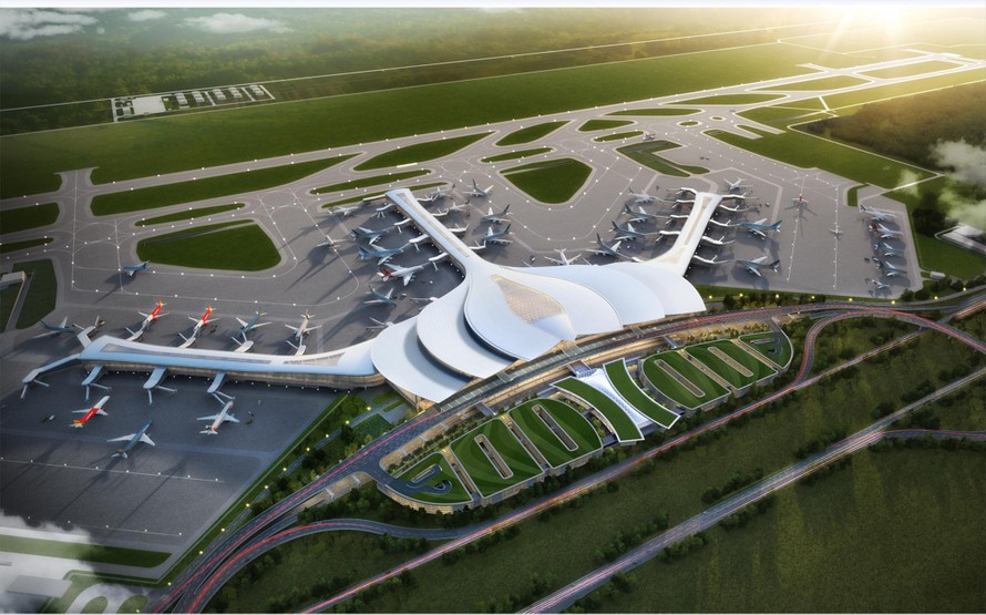 Phối cảnh sân bay Long Thành 