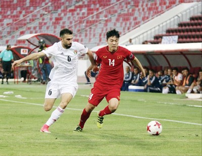 Tuyển Việt Nam từng bất phân thắng bại với Jordan ở vòng loại