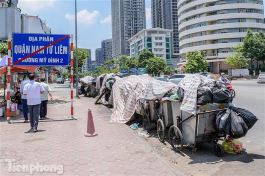 Nhiều quận nội thành có nguy cơ ngập rác do việc chặn bãi rác lớn Hà Nội 