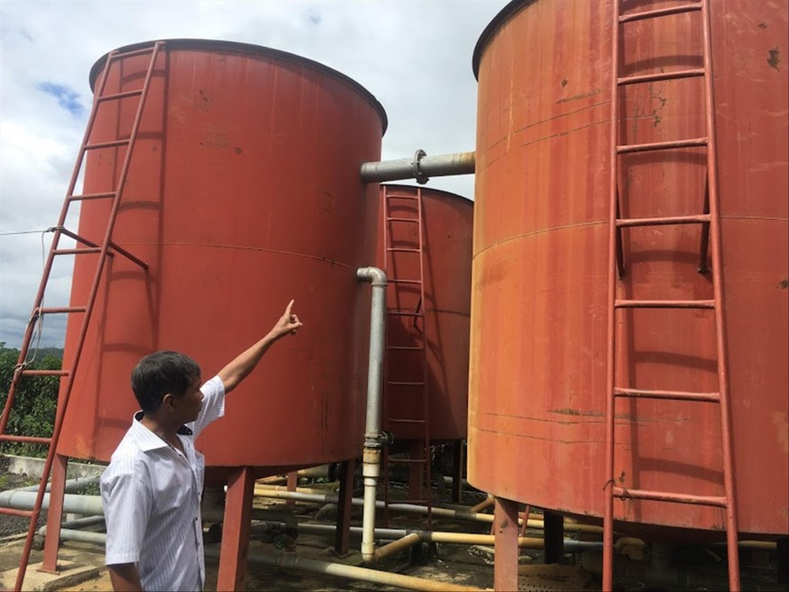Công trình cấp nước sạch ở xã Nâm N’Đir (huyện Krông Nô) không sử dụng được vì nước nhiễm asen