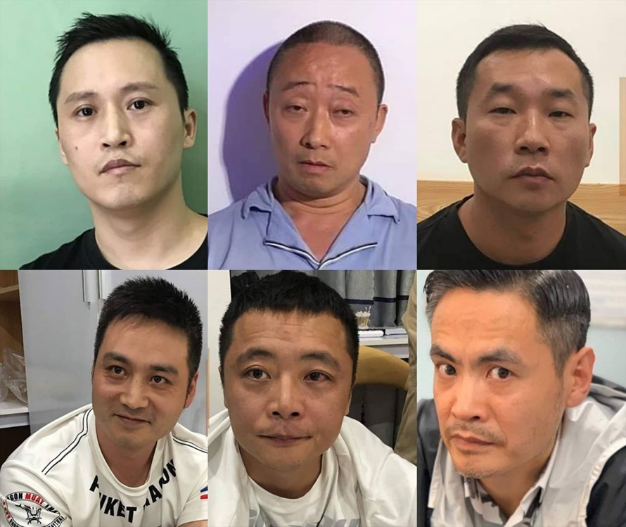 Các đối tượng bị Công an Trung Quốc truy nã vừa bị bắt giữ tại TP Đà Nẵng
