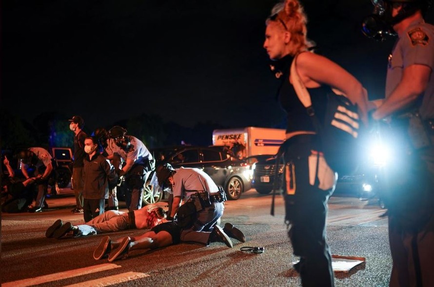 Cảnh sát Atlanta bắt giữ những người biểu tình phong tỏa đường cao tốcẢnh: Reuters 