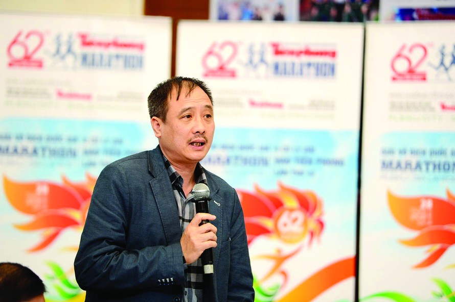 Ông Nguyễn Mạnh Hùng, TTK Liên đoàn điền kinh Việt Nam: Mở rộng cơ hội cho tất cả VĐV phong trào tham dự SEA Games   ảnh: PV