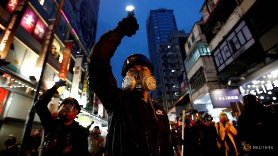 Luật an ninh mới có thể kéo người biểu tình Hong Kong xuống phố lần nữa ảnh: Reuters 