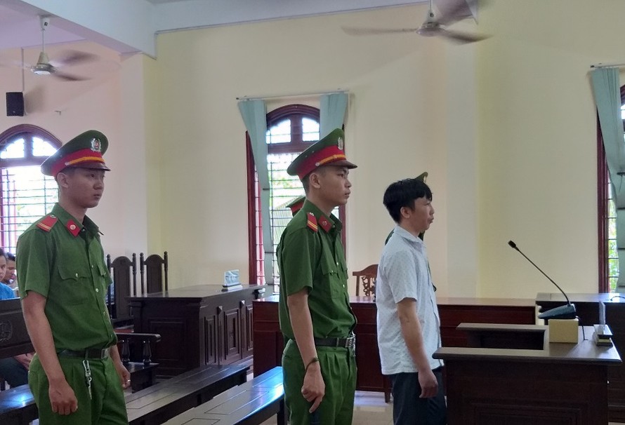 Bị cáo Huy tại tòa - Ảnh: Kim Hà