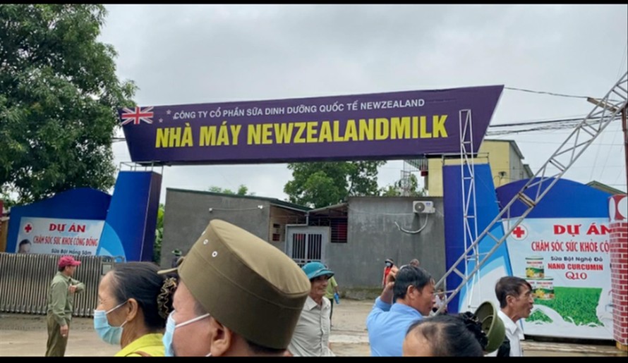 Nhà máy sữa Công ty CP sữa dinh dưỡng Quốc tế Newzealand tại Hòa Bình.