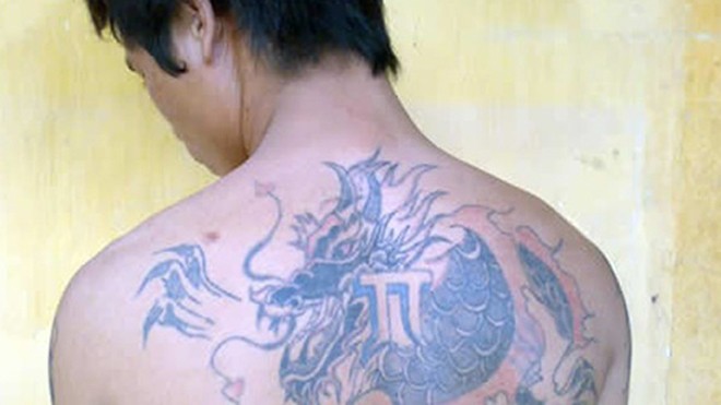 Hình xăm Chim hạc trống đồng 0821  MrTATTOO