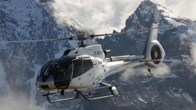 Hình ảnh chiếc trực thăng EC130 T2. 