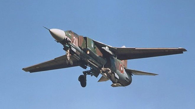 Phi cơ phản lực MiG-23. Ảnh: aerospaceweb.org