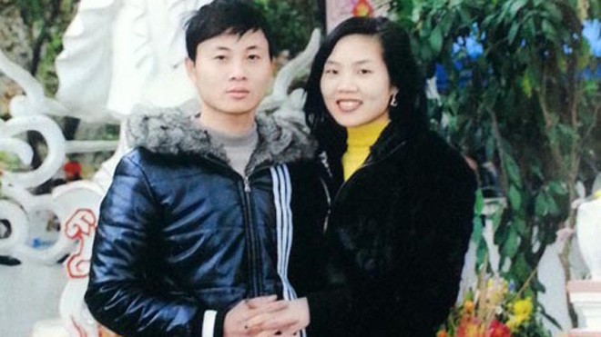 Ảnh Lê Văn Dương và chị Đồng Thị Linh thời còn mặn nồng được Dương mang theo khi gây án.
