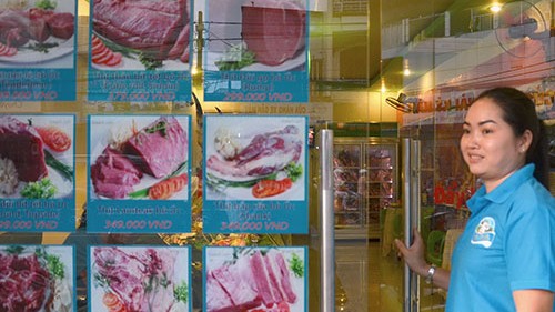 Cửa hàng kinh doanh thịt bò Úc tại TP HCM.